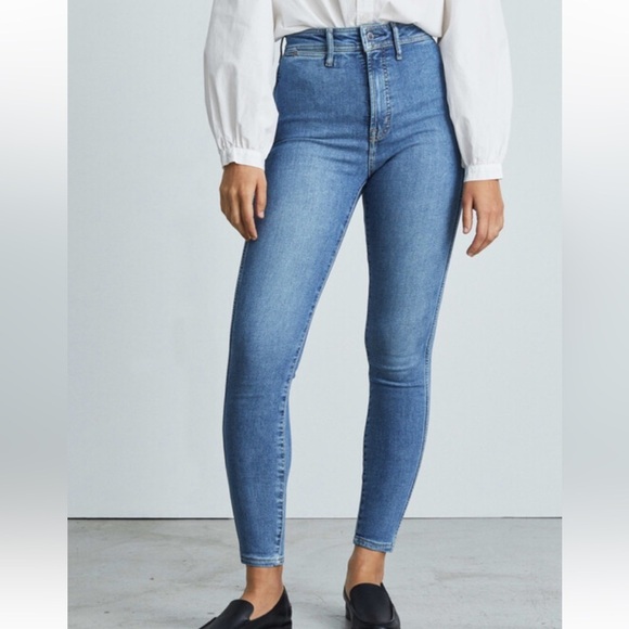 Everlane The Way High Clean Front Skinny Jean in size 33, good condition - Picture 2 of 13